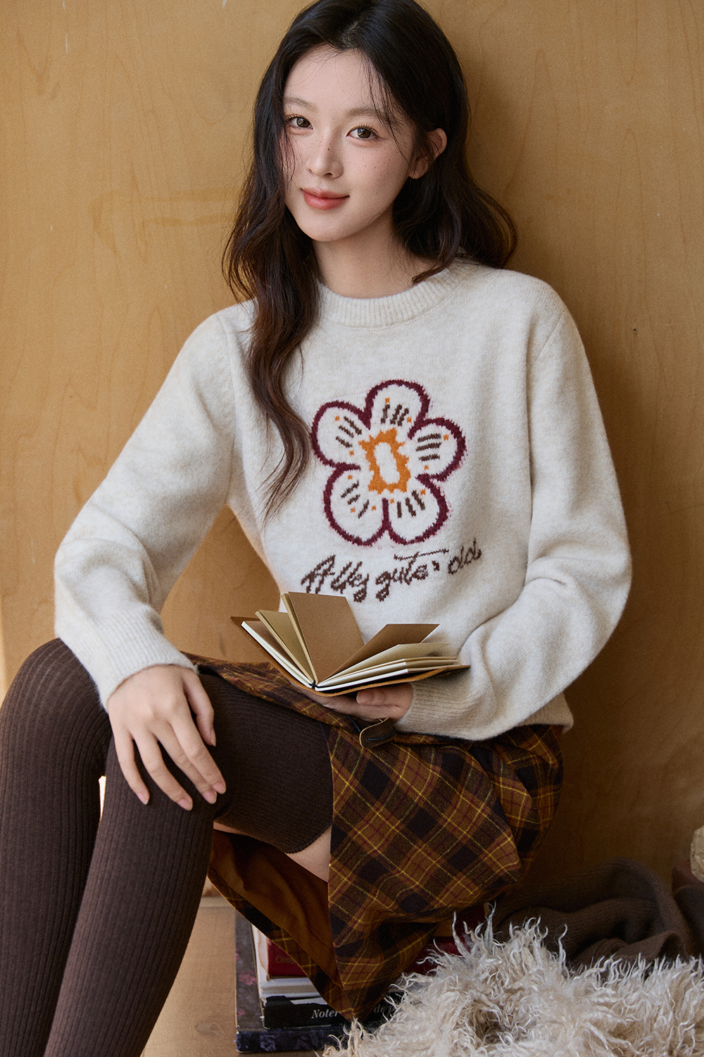 女性のためのニットシャツ