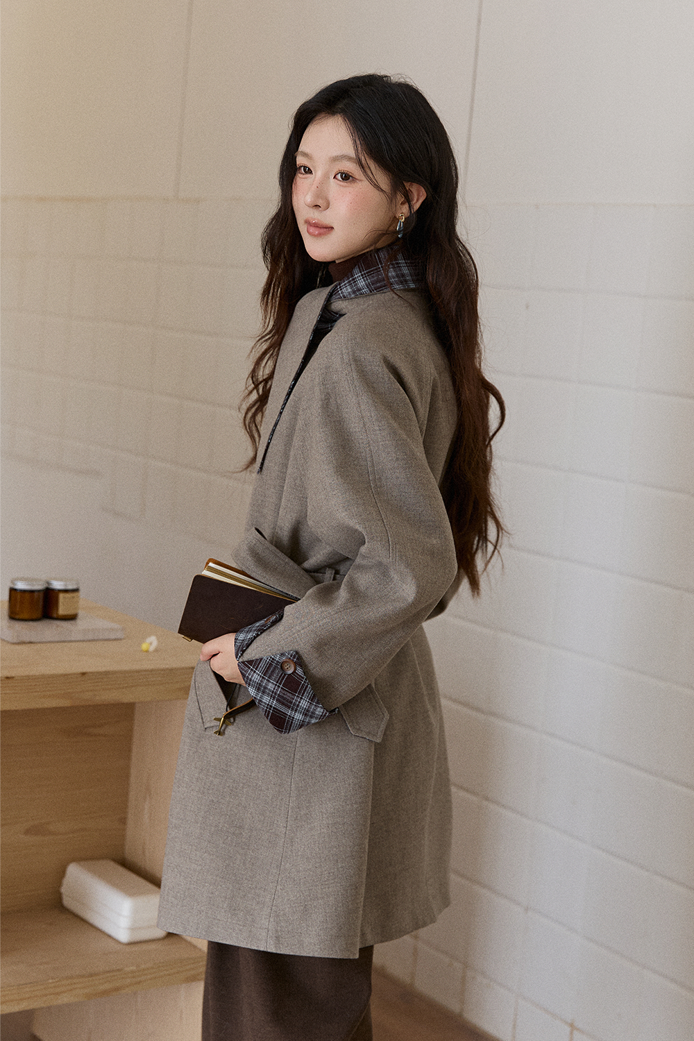 여성용 코트+벨트