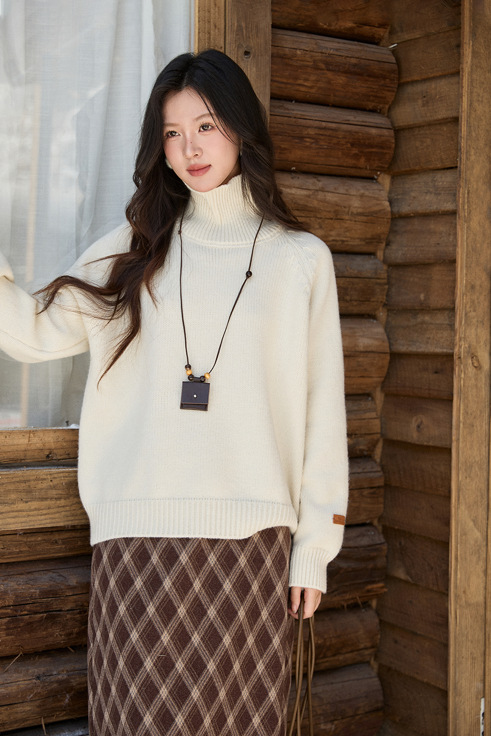 여성용 니트 셔츠