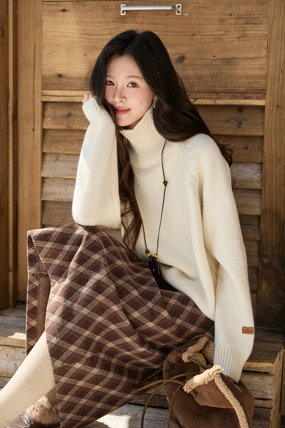 여성용 니트 셔츠