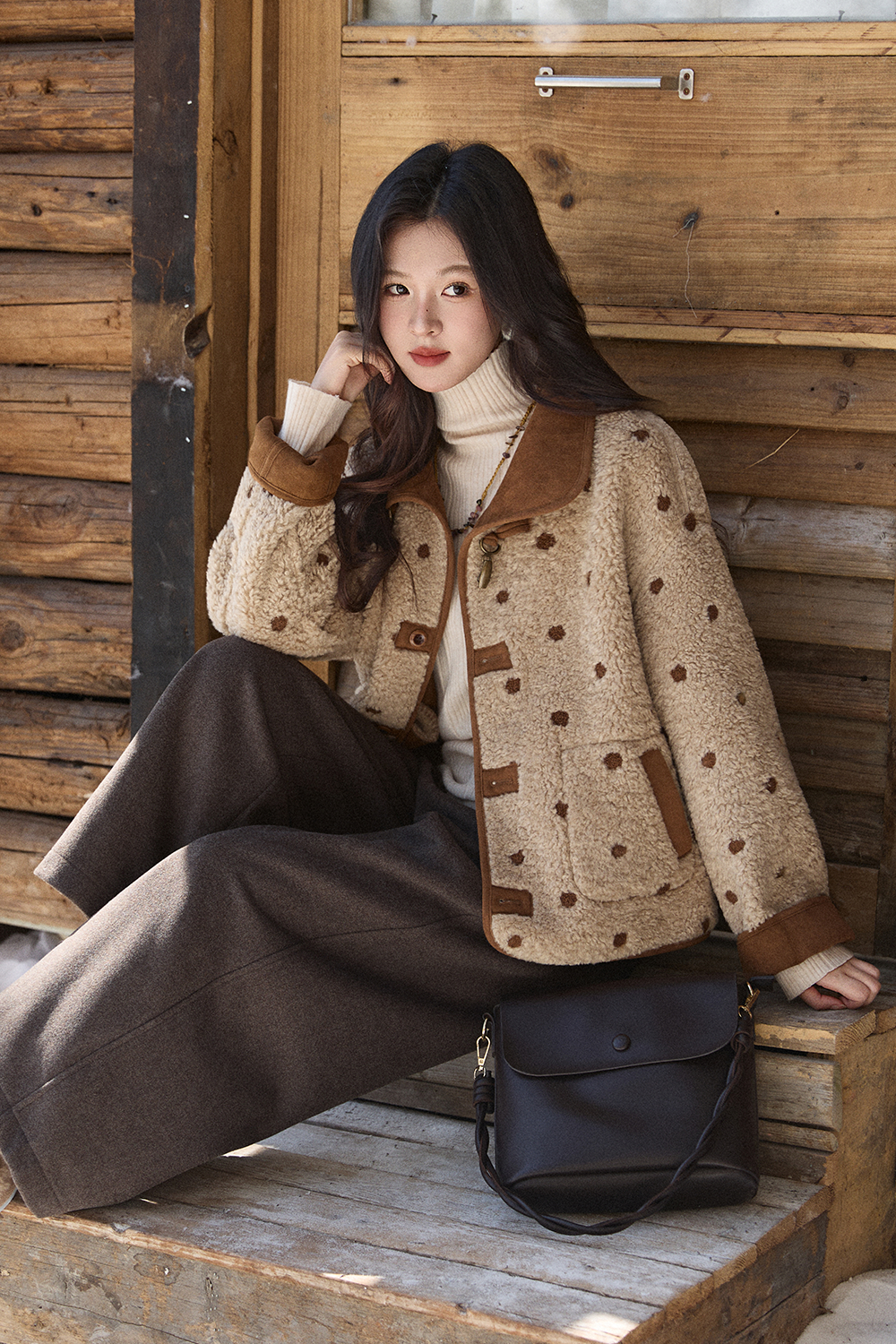 여성용 리버서블 코트