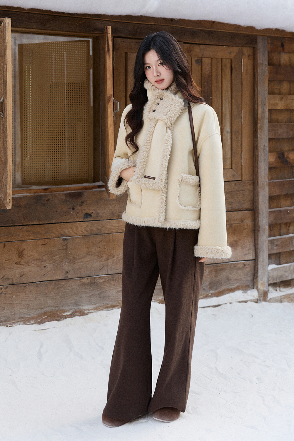 レディースコート+スカーフ