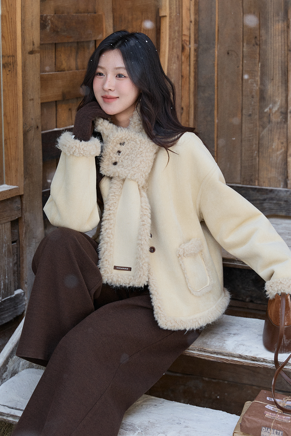 レディースコート+スカーフ