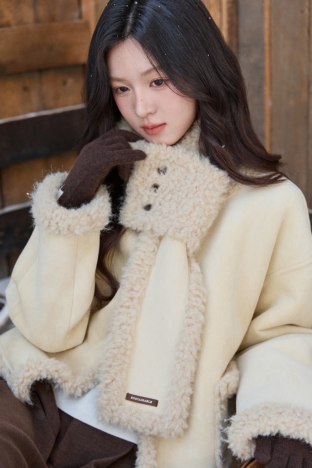 レディースコート+スカーフ