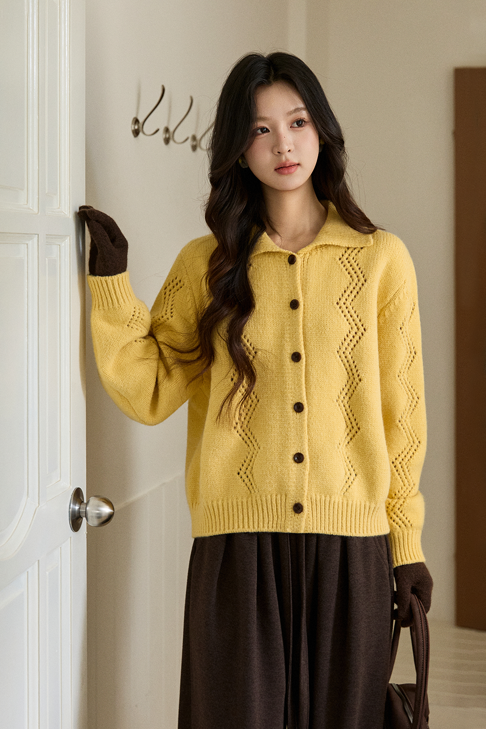 여성용 니트 셔츠