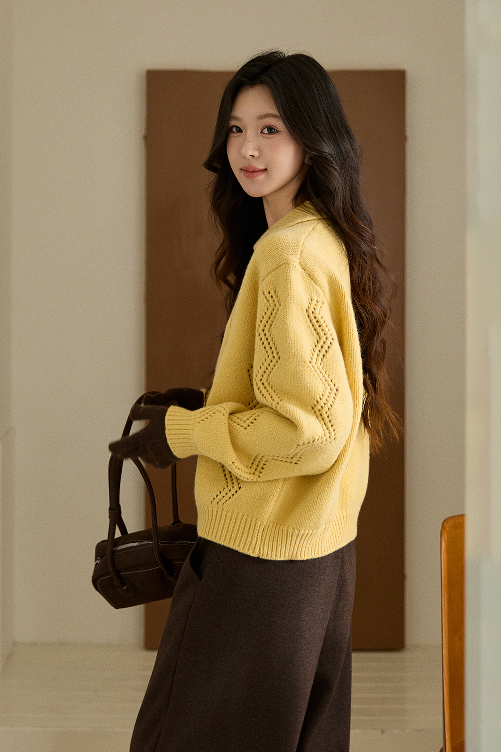 여성용 니트 셔츠