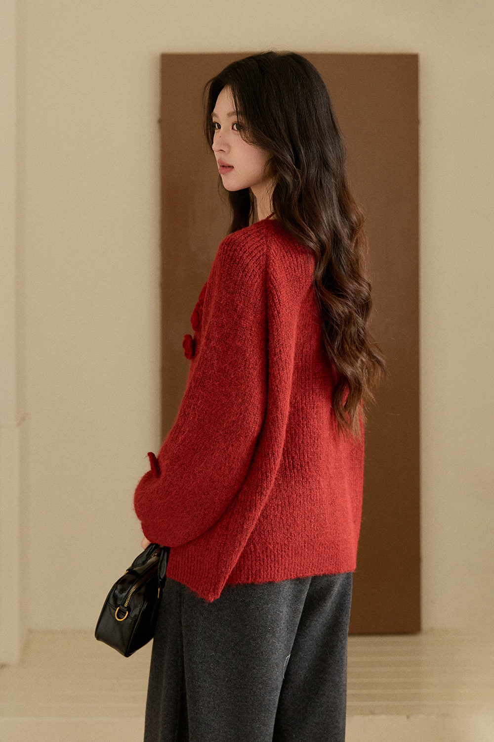 여성용 니트 셔츠