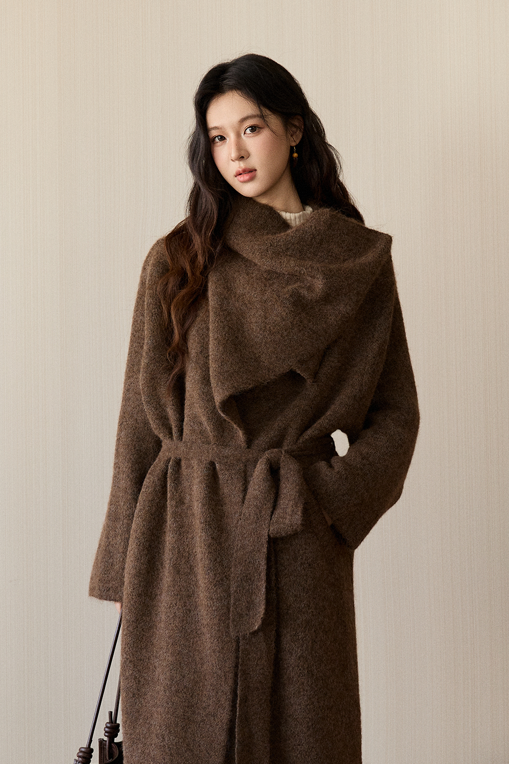 여성용 니트 코트