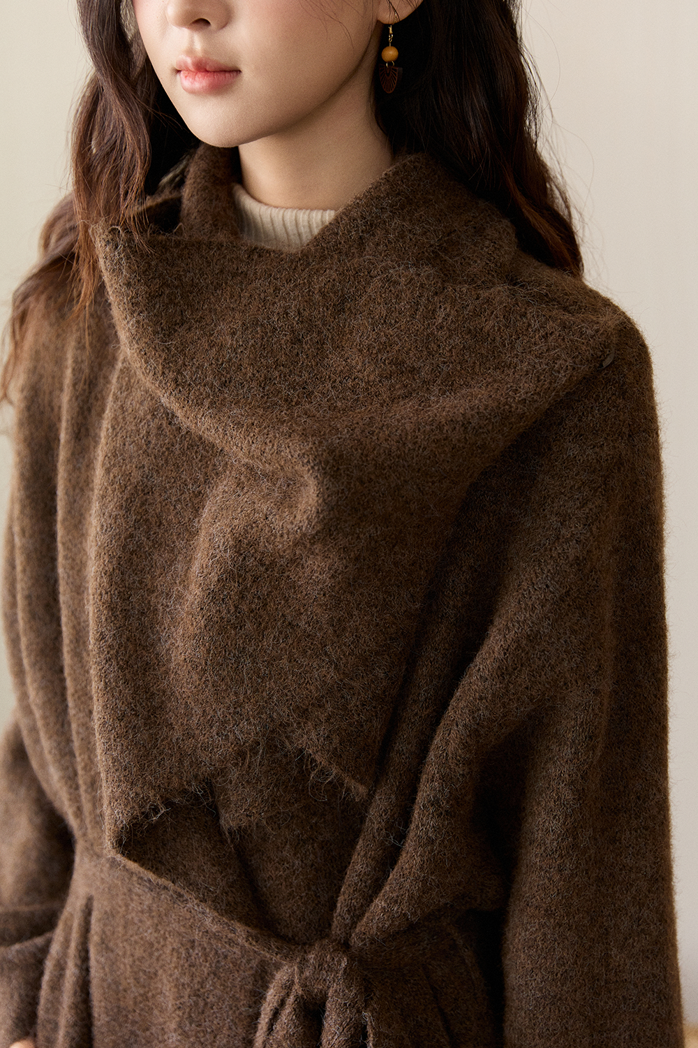 여성용 니트 코트