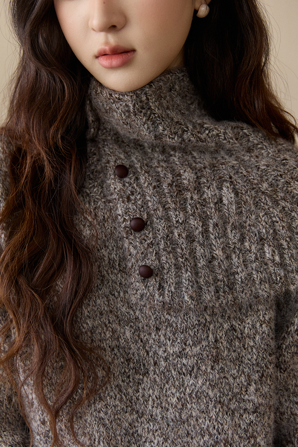 여성용 니트 셔츠