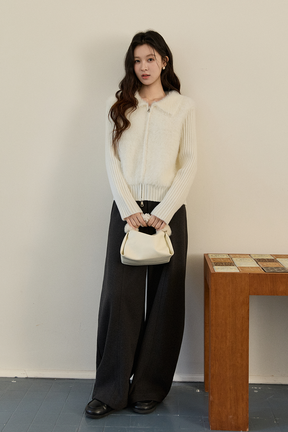 여성용 니트 셔츠