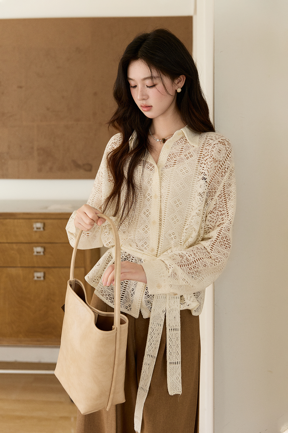 여성용 셔츠+슬링+벨트