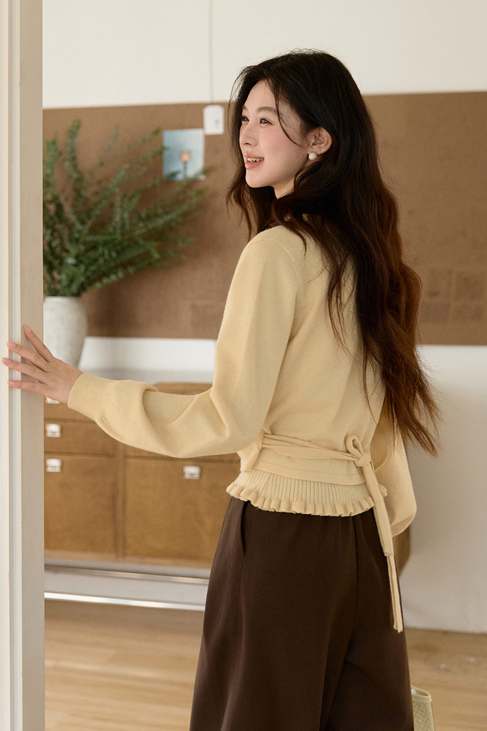 Set Kemeja Rajut untuk Wanita