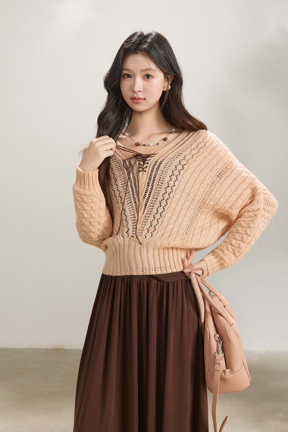 Knit Shirt and Skirt Set Sold Separately