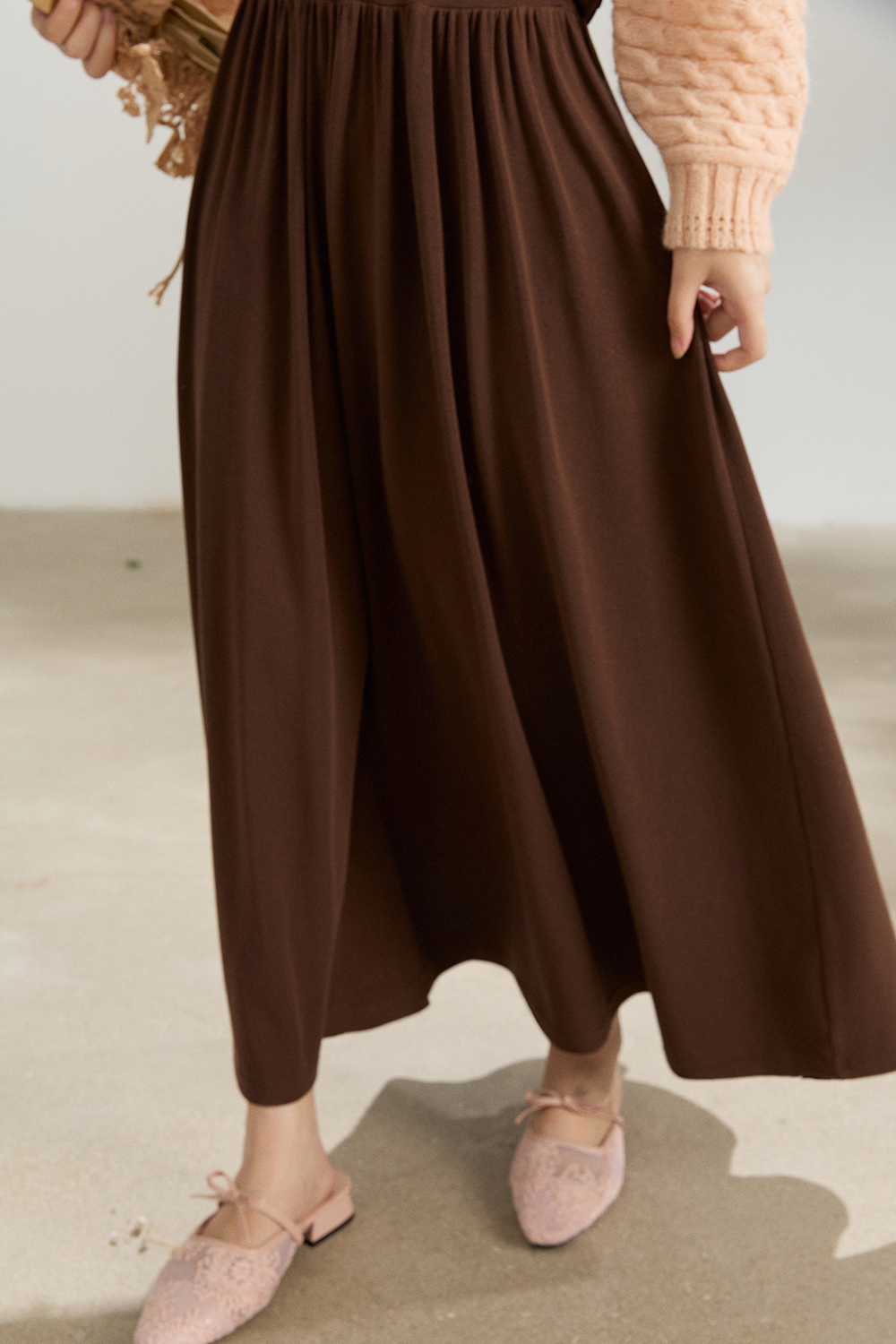 Set Kemeja dan Rok Rajut Dijual Terpisah