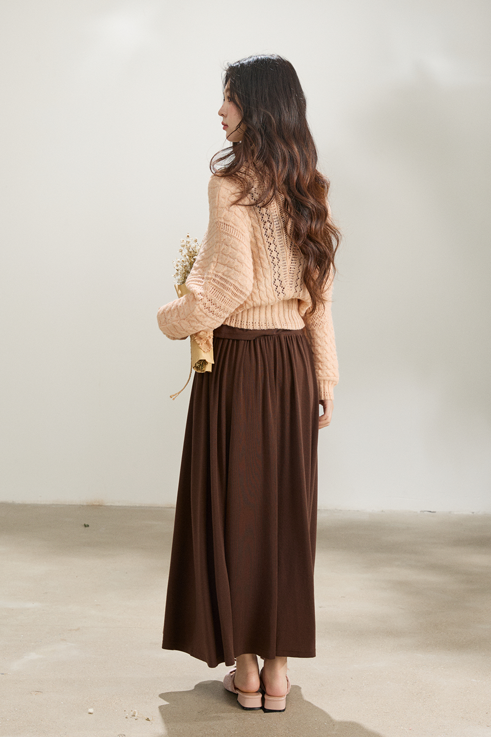 Set Kemeja dan Rok Rajut Dijual Terpisah