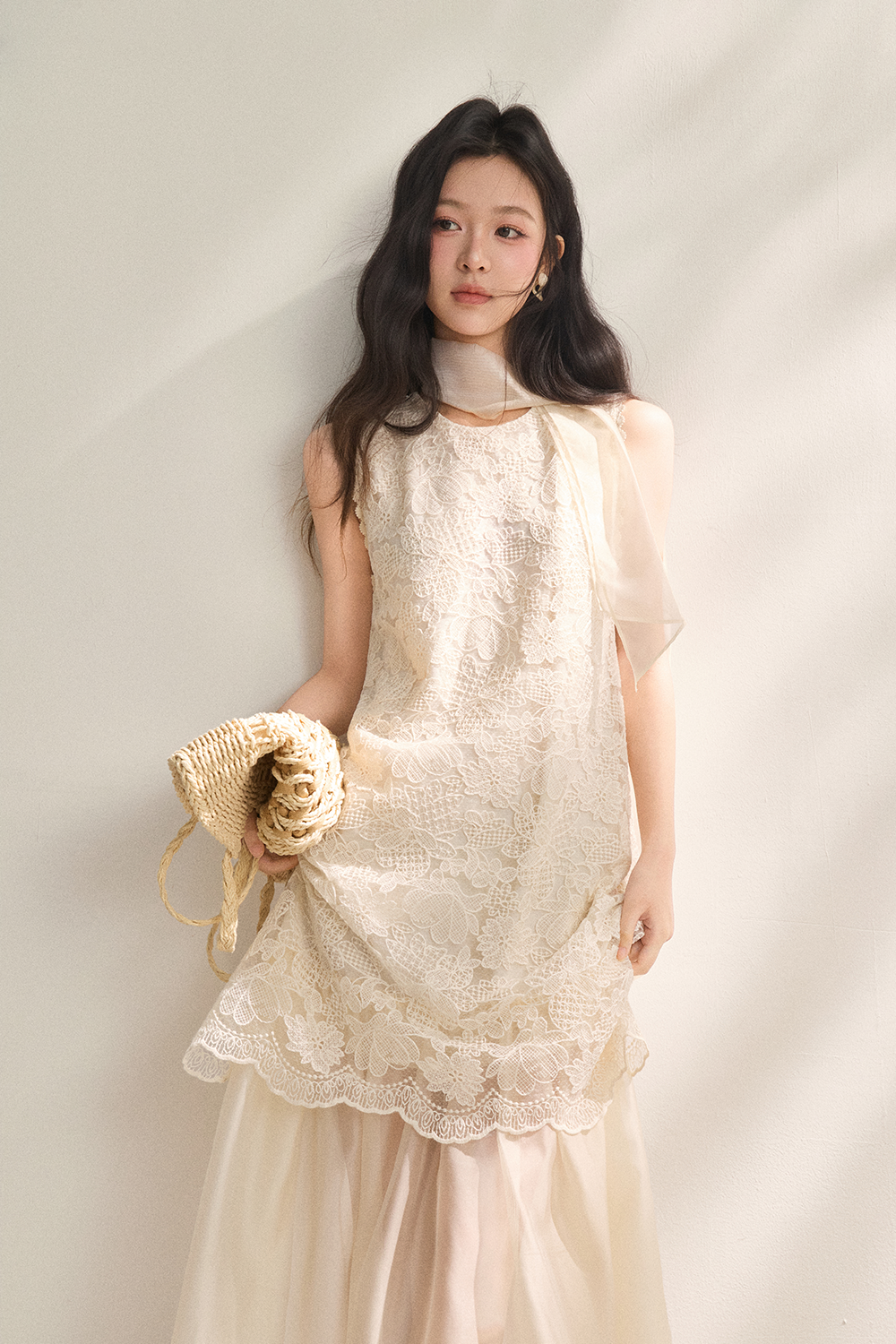 Maxi Dress+Ribbon for Women