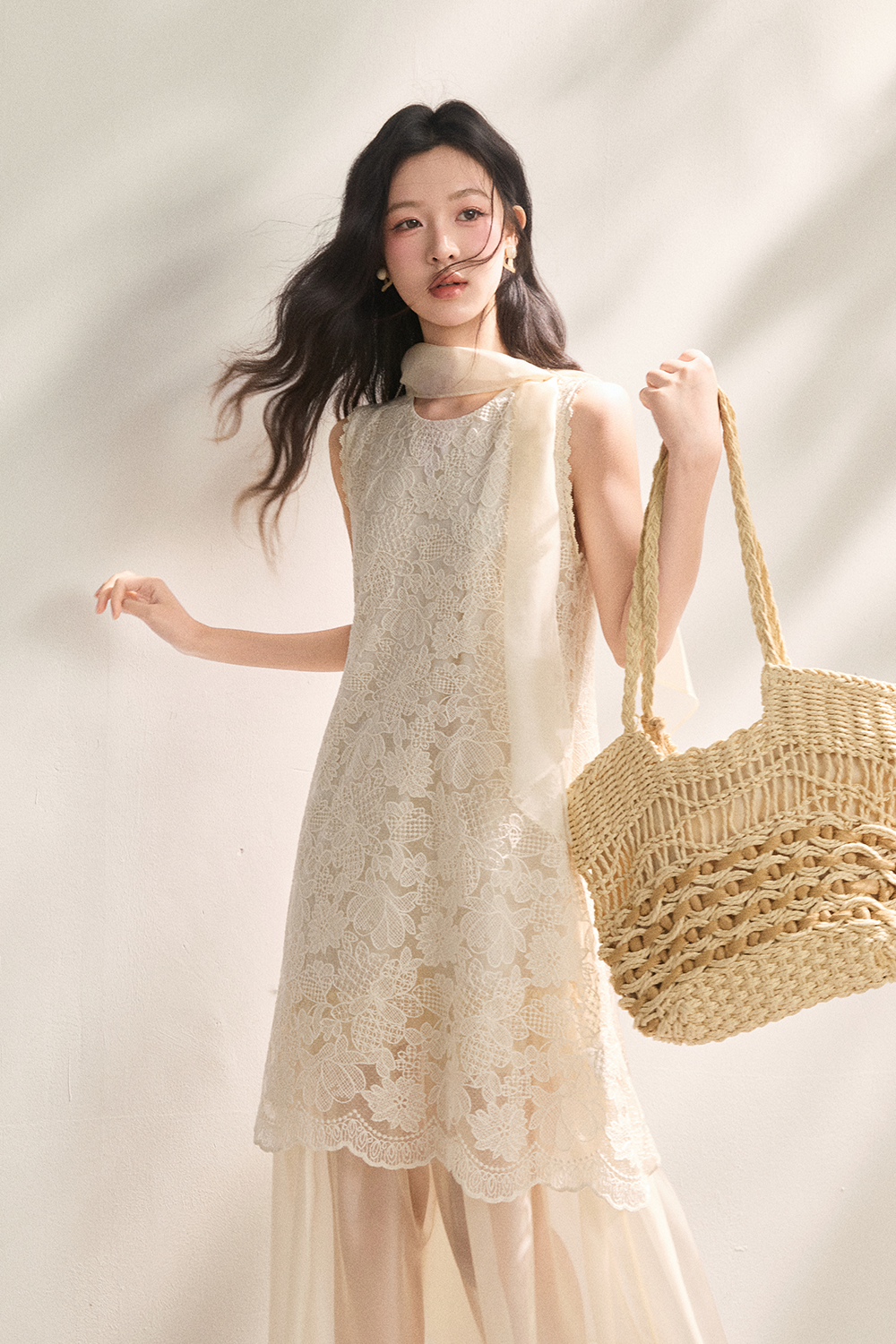 Maxi Dress+Ribbon for Women