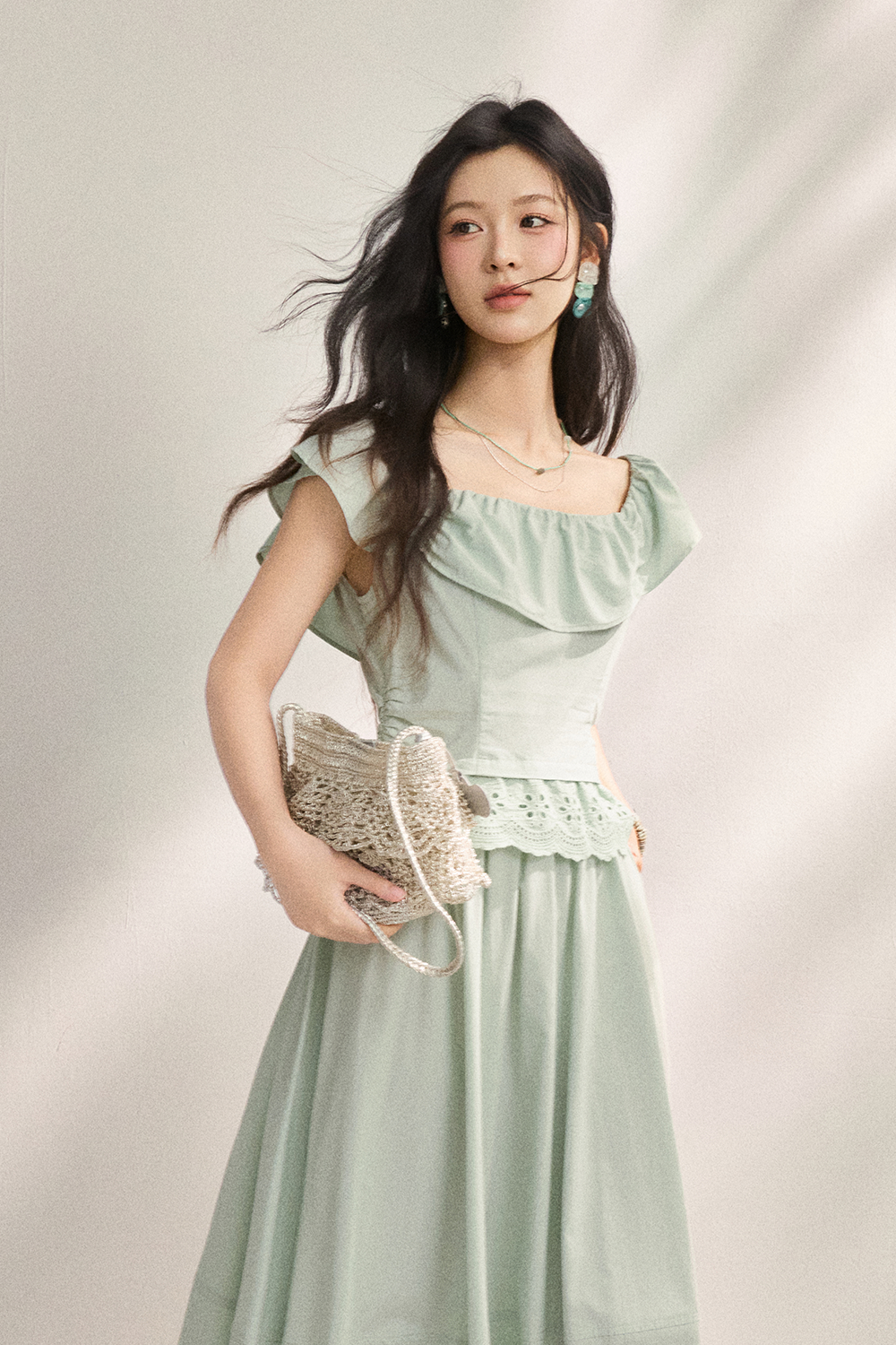 Blouse and Skirt Set