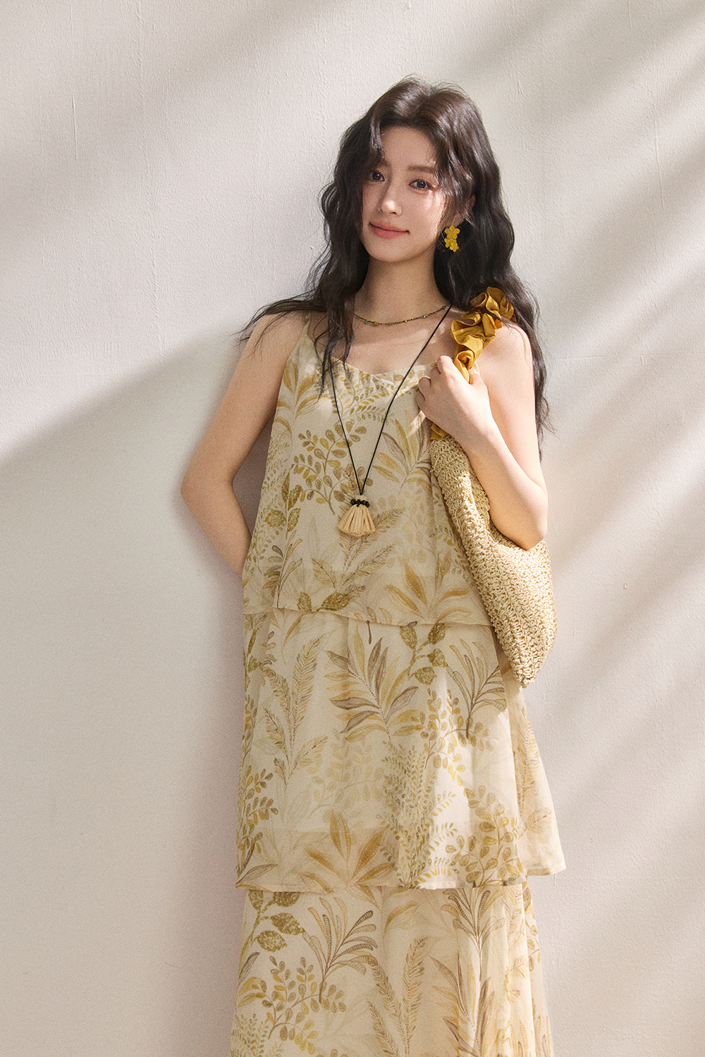 Maxi Dress+Belt for Women