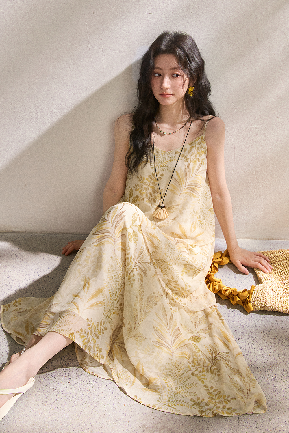 Maxi Dress+Belt for Women