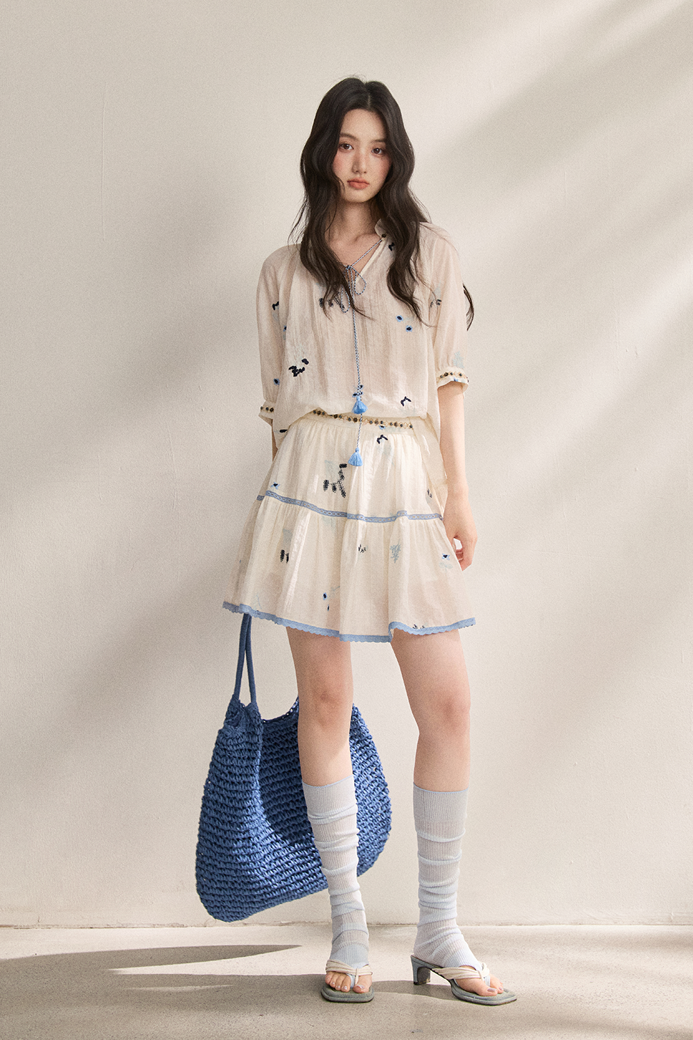 Blouse and Skirt Set