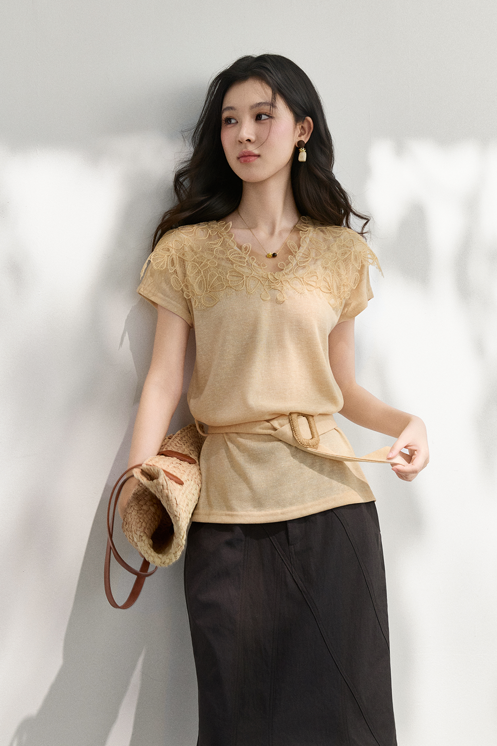T-shirt for Women+Belt
