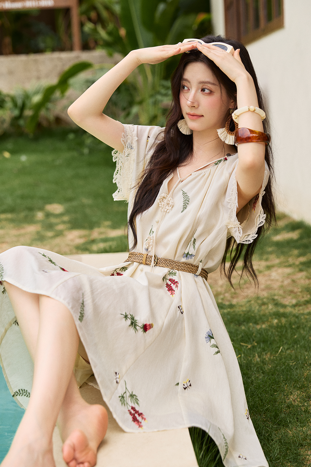 A-line Midi Dress for Women