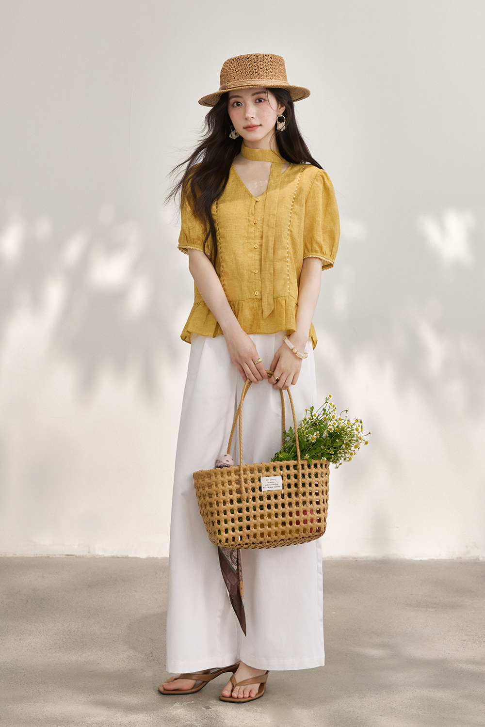 Blouses+Ribbon for Women