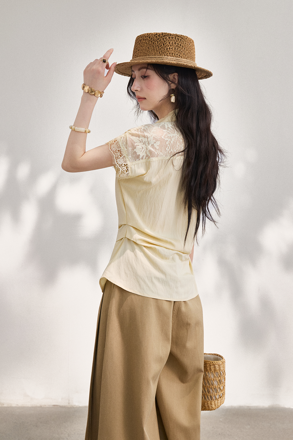 ANDMARY アンドマリー Shayla ribbon tops andmary shayla ribbon tops Tops Women 【公式通販】