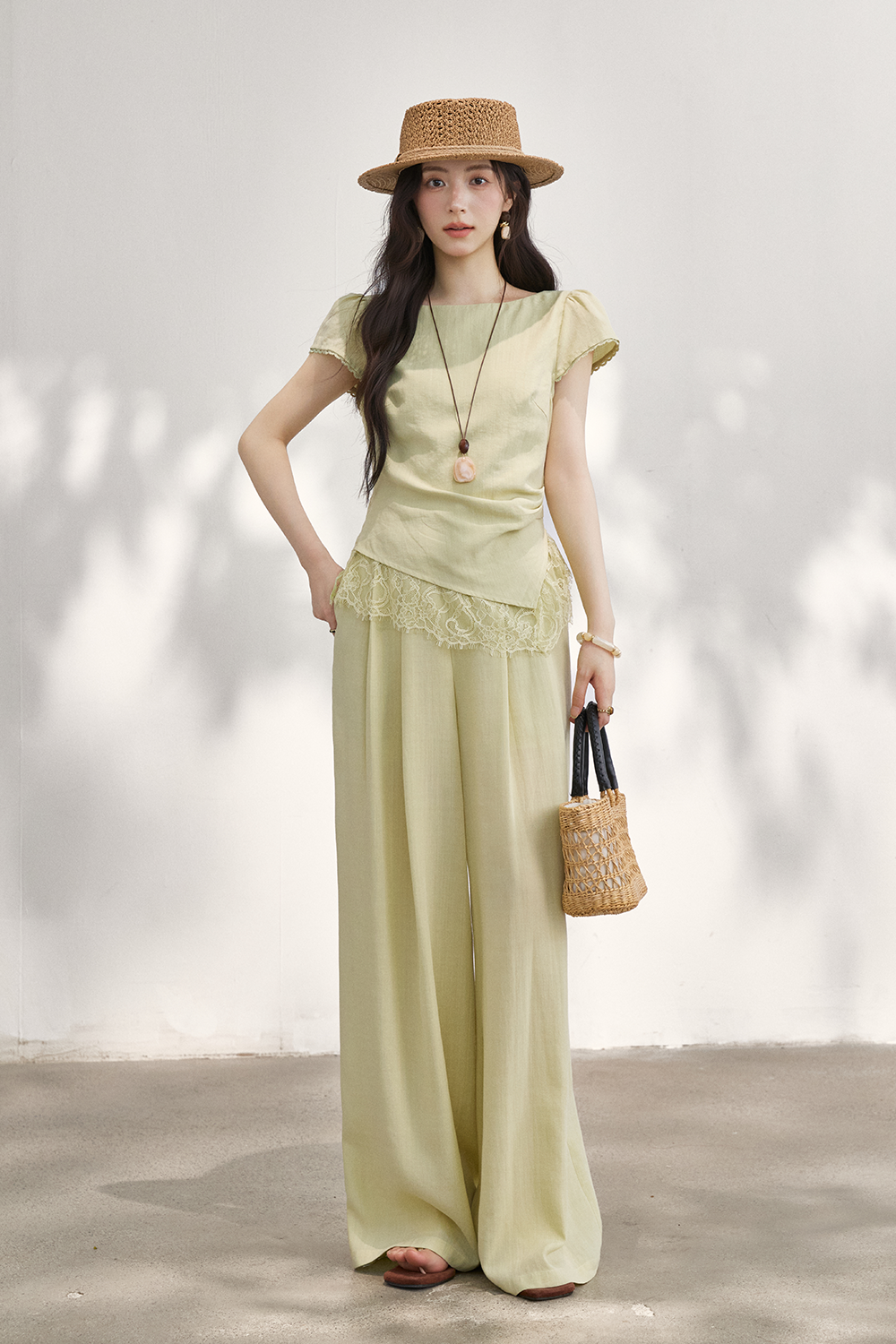 Blouse and Pant Set