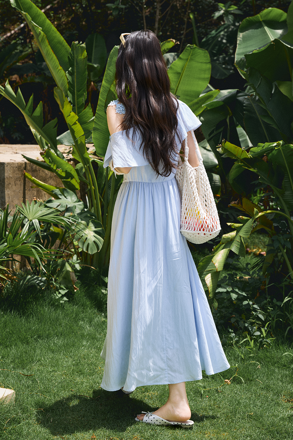 Maxi Dress+Shawl for Women