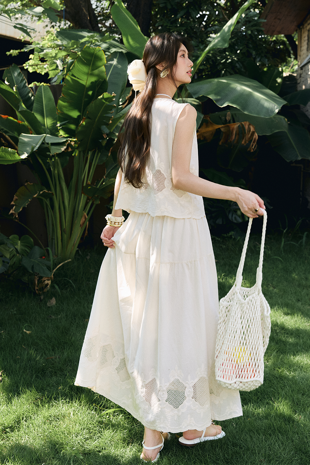 Blouse and Skirt Set