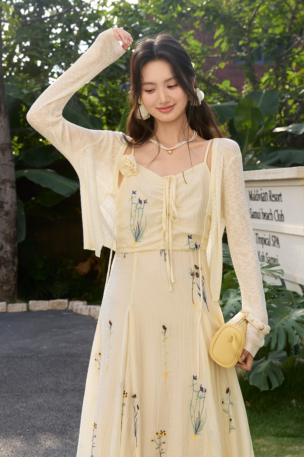 Dress and Cardigan Set Sold Separately