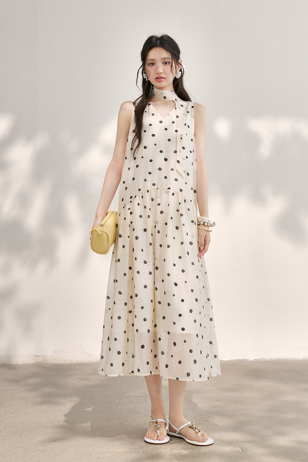 Maxi Dress+Ribbon for Women
