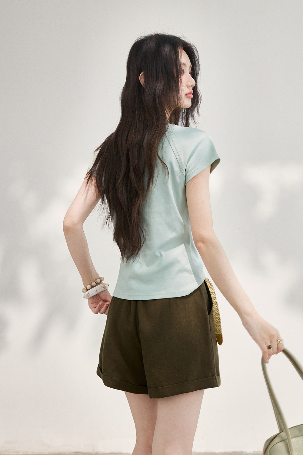 T-shirt+Necklace for Women