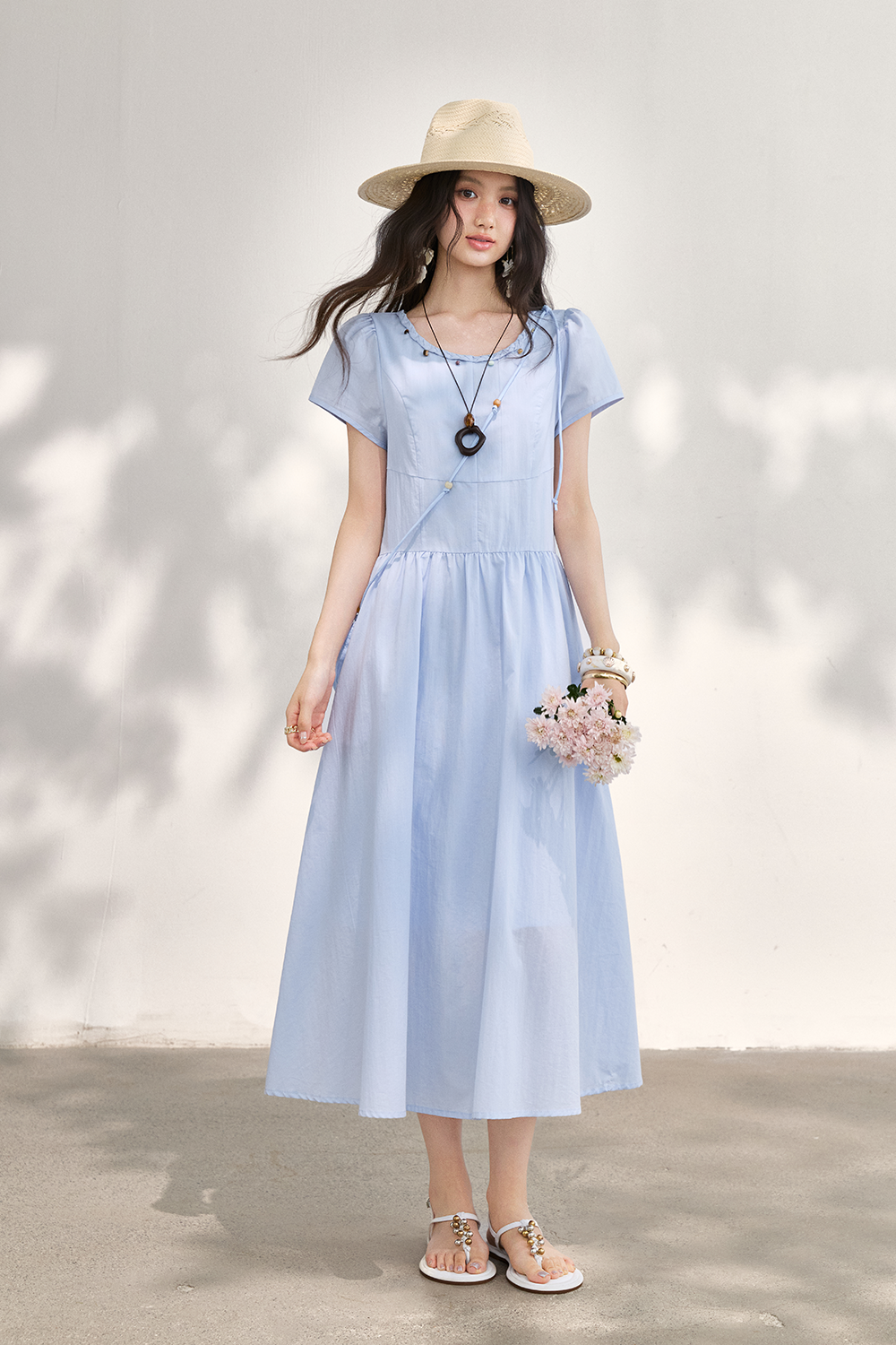 Maxi Dress+Bag for Women