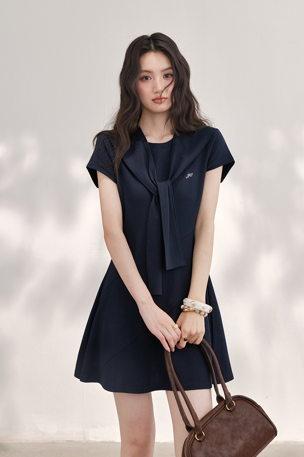 Mini Dress+Shawl for Women