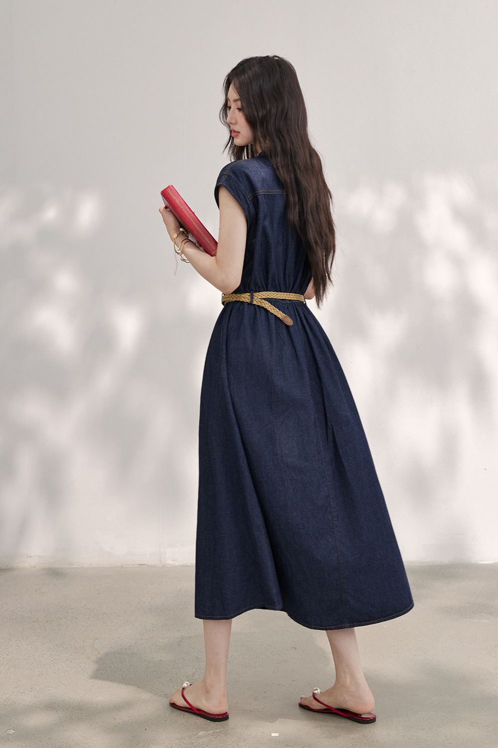 Maxi Dress+Belt for Women