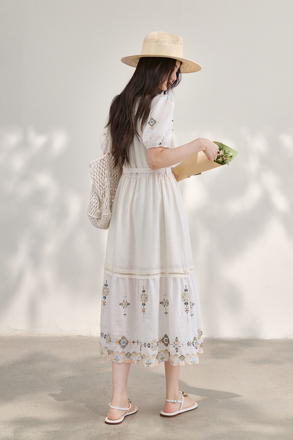 Maxi Dress+Belt for Women