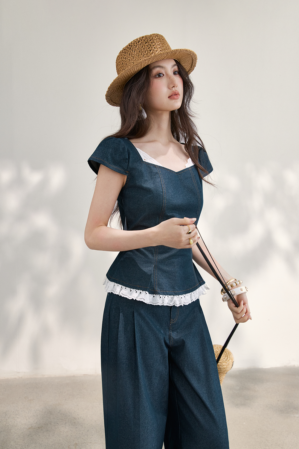 Blouse and Pant Set