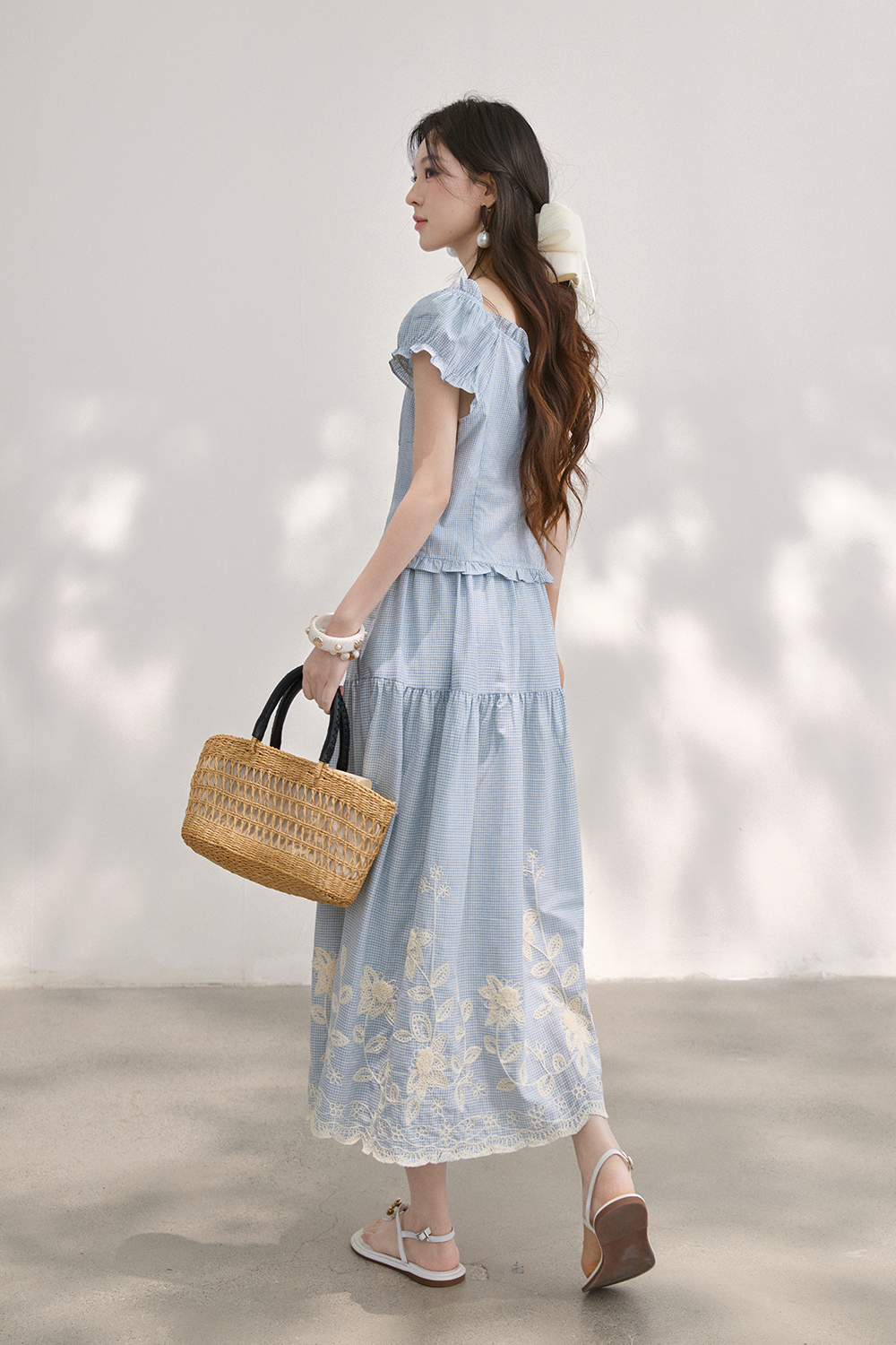 Blouse and Skirt Set
