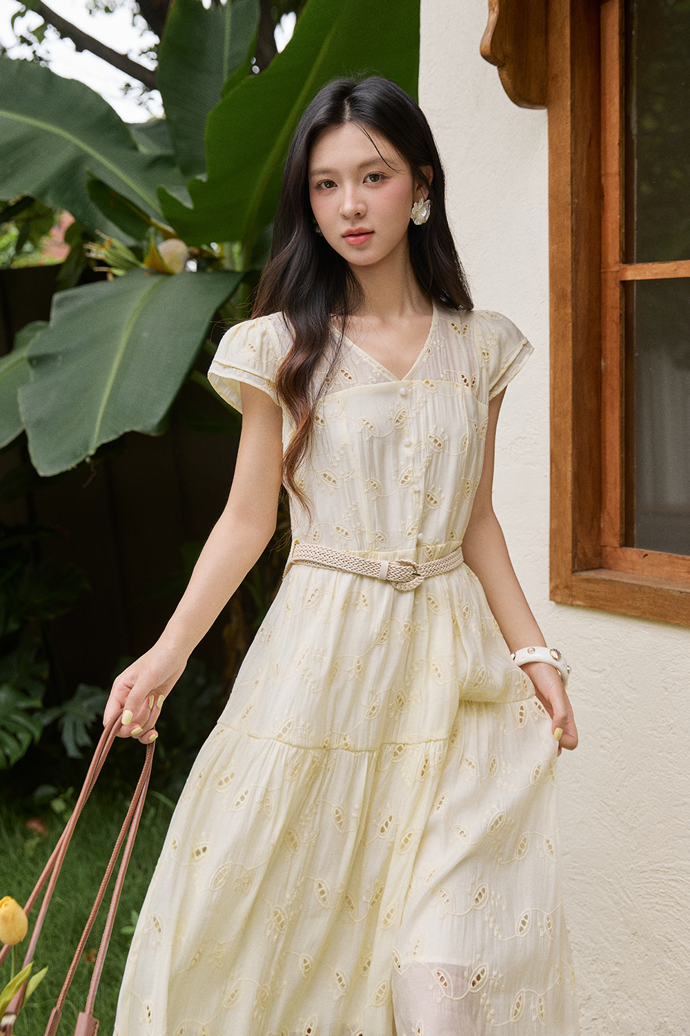 Maxi Dress+Belt for Women
