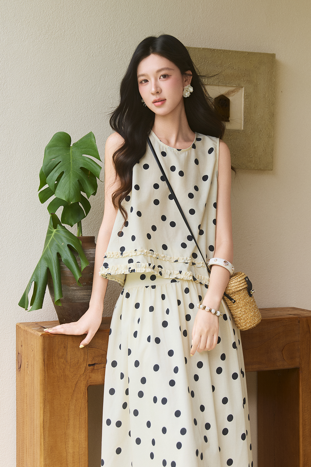 Blouse and Skirt Set