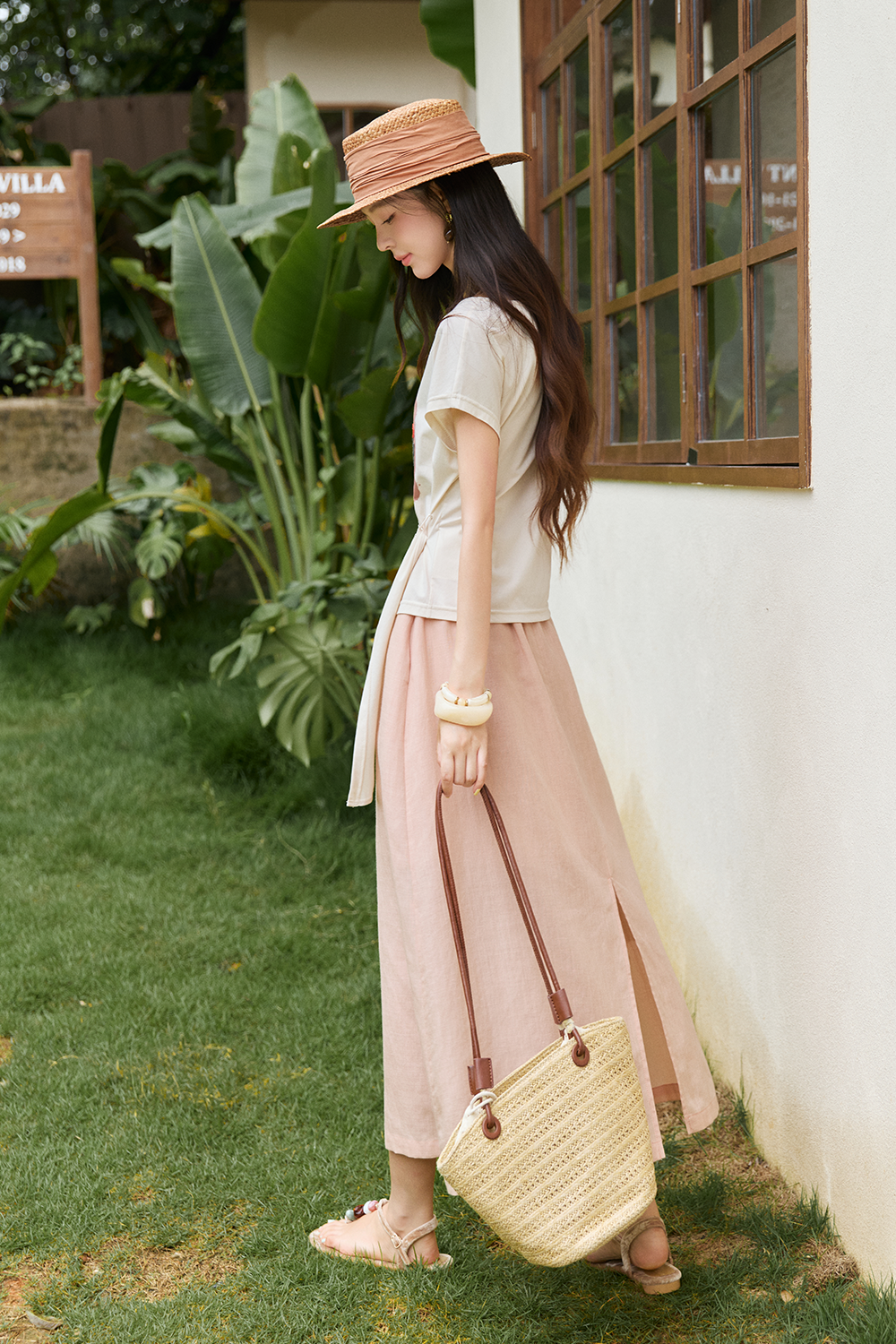 T-shirt and Skirt Set
