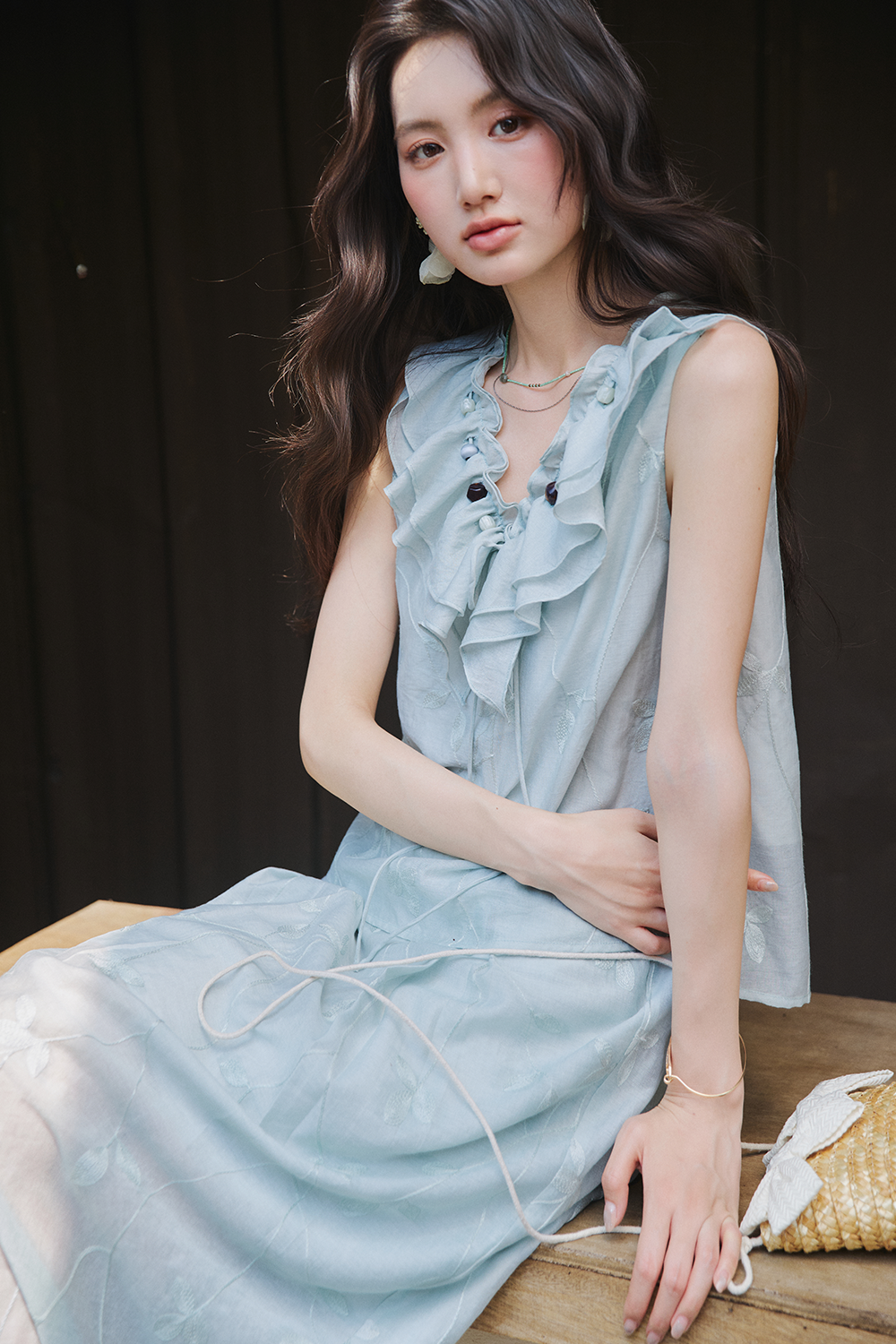 Blouse and Skirt Set