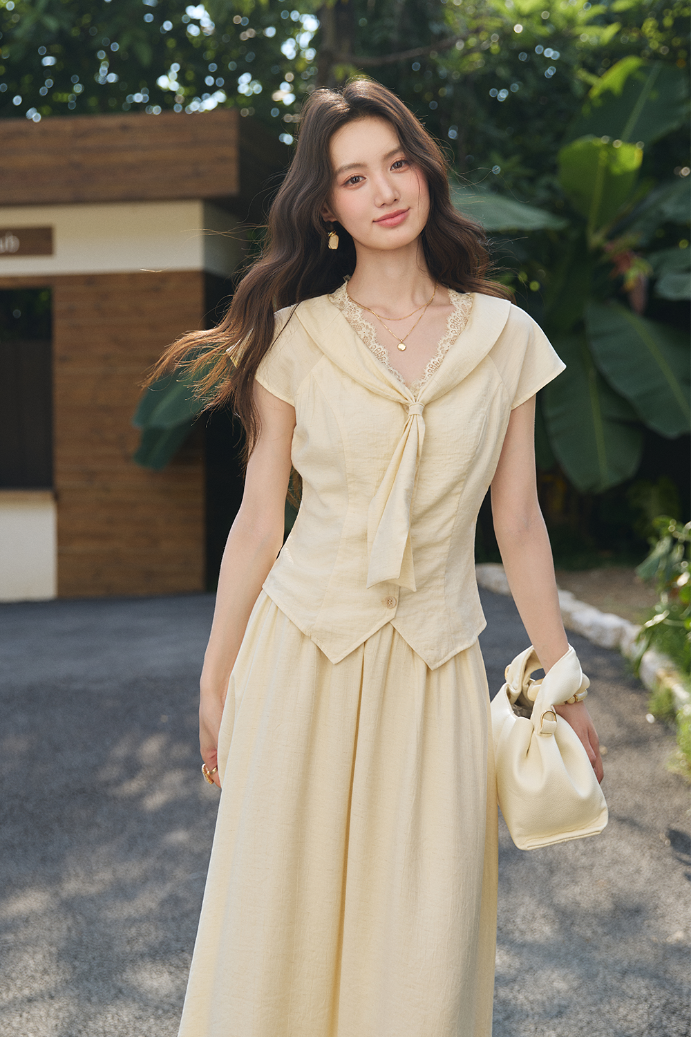 Blouse and Skirt Set
