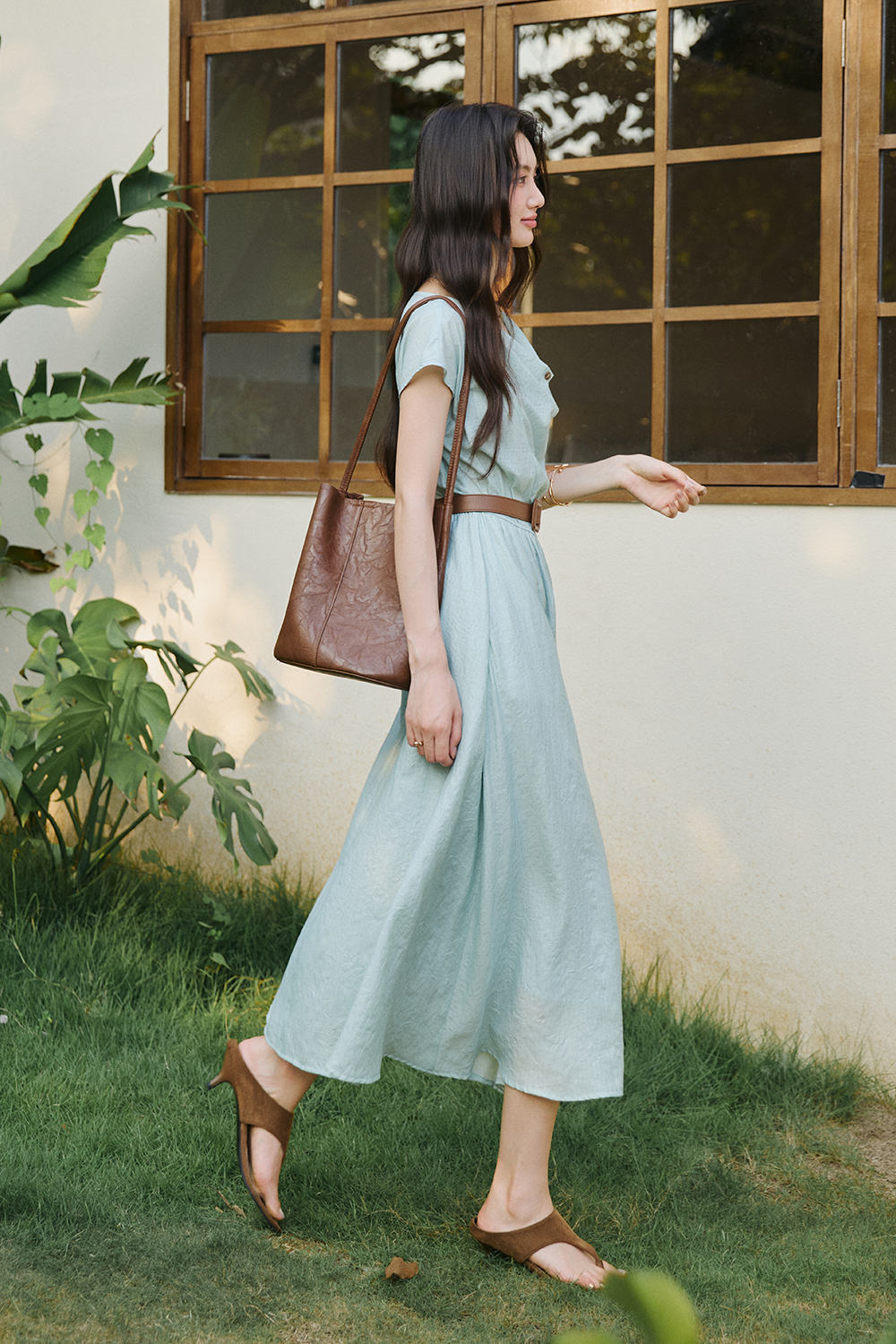 Maxi Dress for Women+Belt