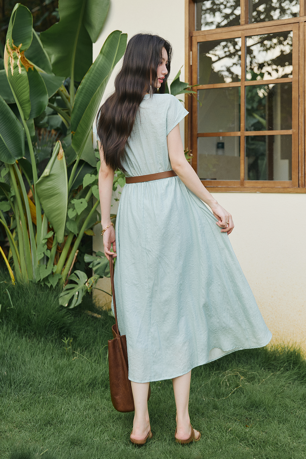 Maxi Dress for Women+Belt