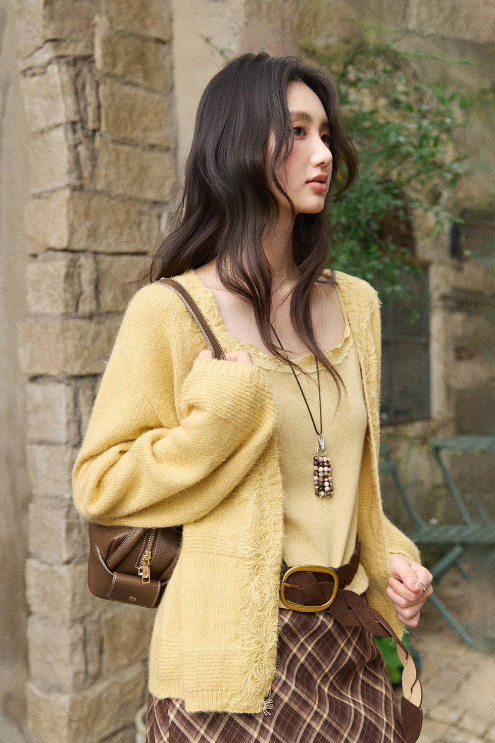 Knit Shirt and Camisole Sold Separately